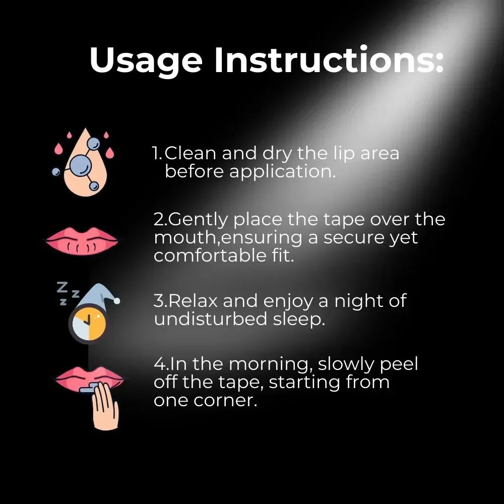 Lune Premium Anti-Snoring Sleeping Mouth Tape